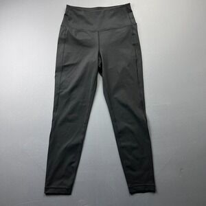 Lole Leggings Women's Small Black Mid Waist Athletic Yoga Stretch Workout Gym